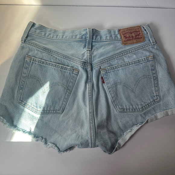 Levi's Pants - Levis Classic Denim Shorts Raw Hem Size S